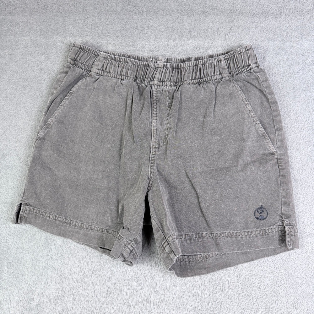 Crazy Shirts Hawaii Original Mens Small Gray Cotton Elastic Waist Shorts B01090